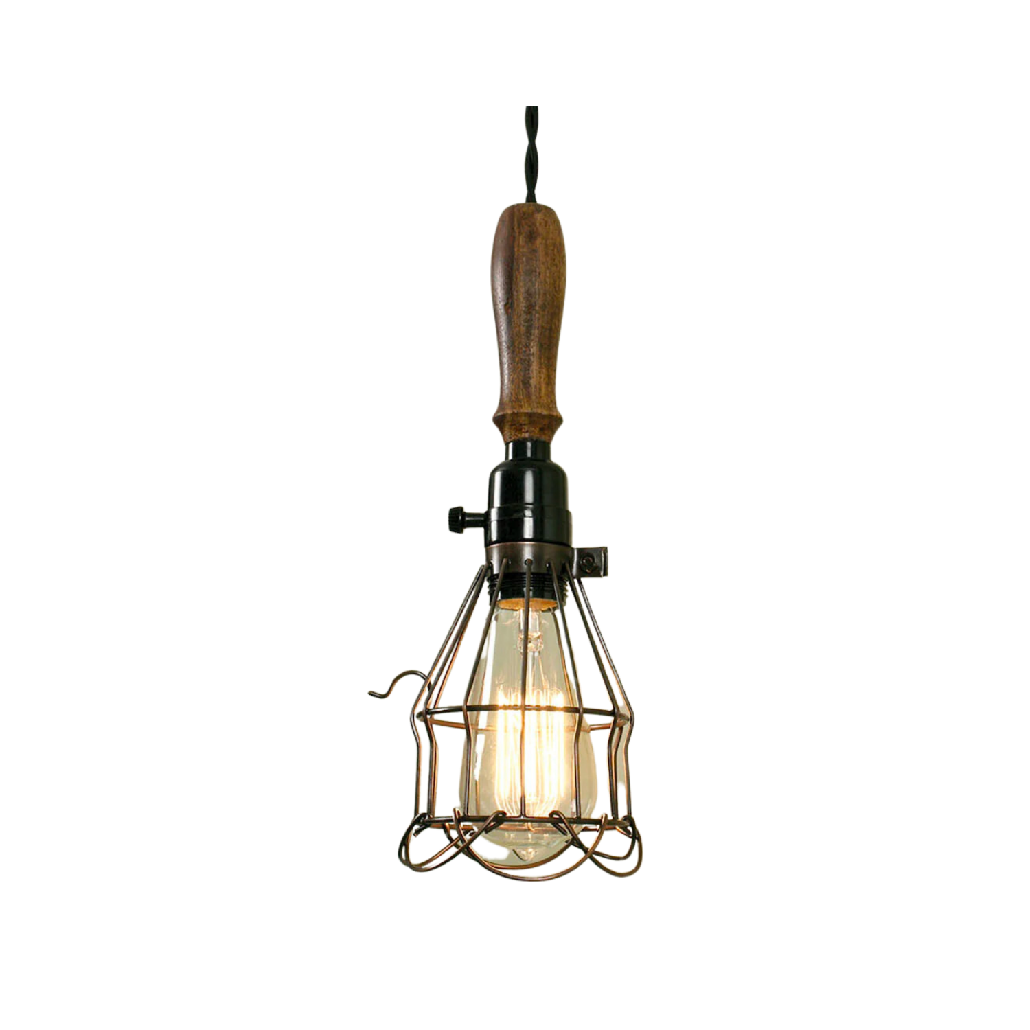 Industrial pendant light - cage